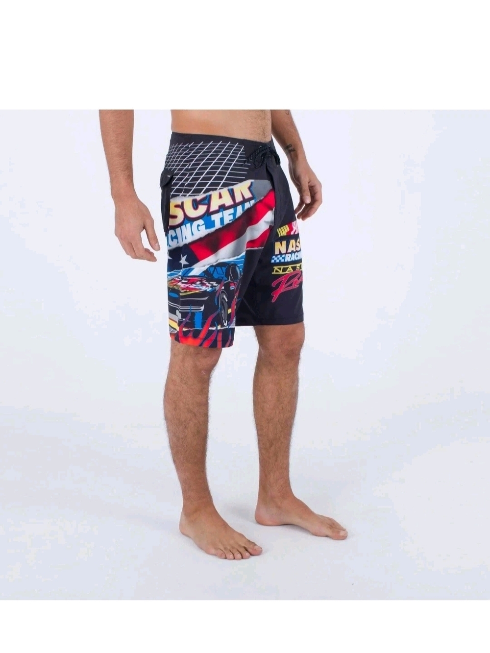 NWT Mens Hurley  Phantom-Eco Nascar  Racing 20"  Swim Trunks Board Shorts 32